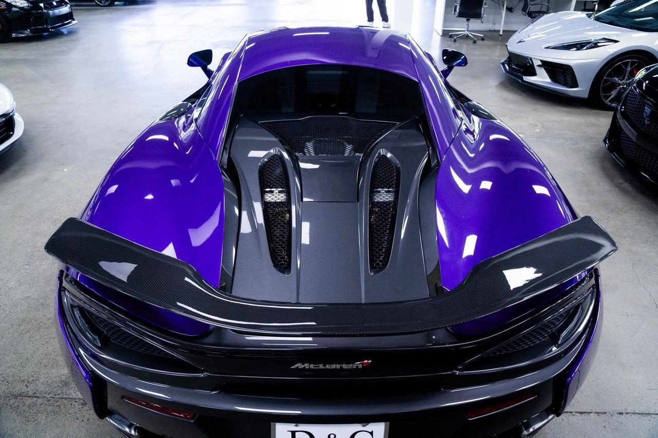 2018 McLaren 570S Base MSO Mauvine Blue Sport Exhaust Ceramic Brakes Portland OR