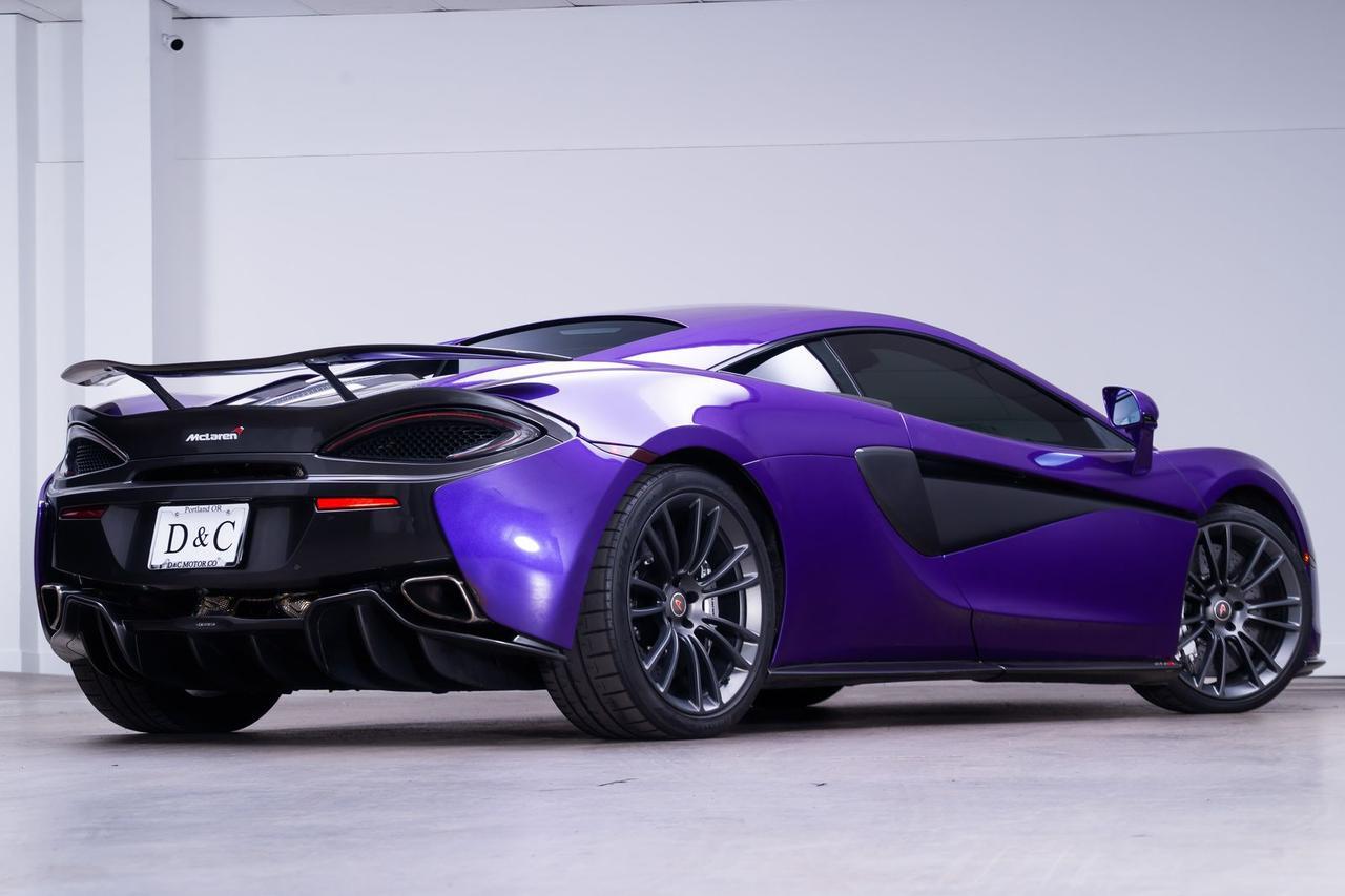 2018 McLaren 570S Base MSO Mauvine Blue Sport Exhaust Ceramic Brakes Portland OR