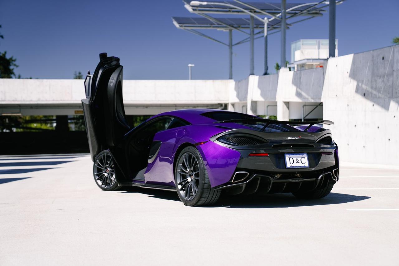 2018 McLaren 570S Base MSO Mauvine Blue Sport Exhaust Ceramic Brakes Portland OR