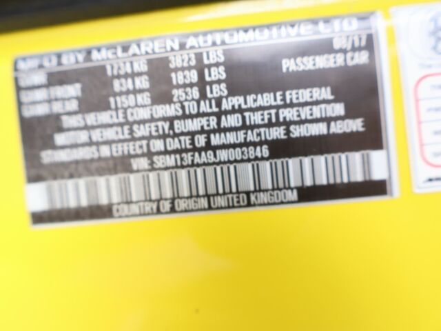 2018 McLaren 570S Base Oshkosh WI