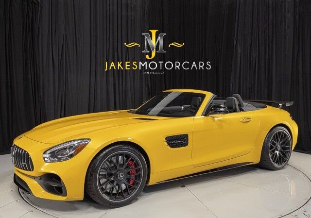 2018 Mercedes-Benz AMG GT C Roadster ($175,395 MSRP!) *ONLY 3700 MILES* *AMG SOLARBEAM YEL