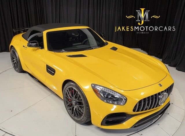 2018 Mercedes-Benz AMG GT C Roadster ($175,395 MSRP!) *ONLY 3700 MILES* *AMG SOLARBEAM YELLOW* San Diego CA