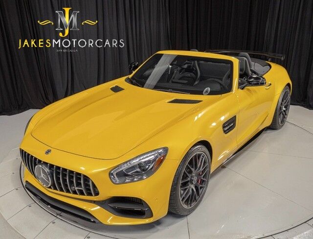 2018 Mercedes-Benz AMG GT C Roadster ($175,395 MSRP!) *ONLY 3700 MILES* *AMG SOLARBEAM YELLOW* San Diego CA