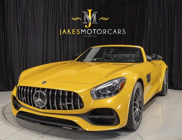 2018 Mercedes-Benz AMG GT C Roadster ($175,395 MSRP!) *ONLY 3700 MILES* *AMG SOLARBEAM YELLOW* San Diego CA