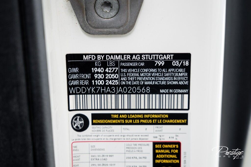 2018 Mercedes-Benz AMG GT North Miami Beach FL