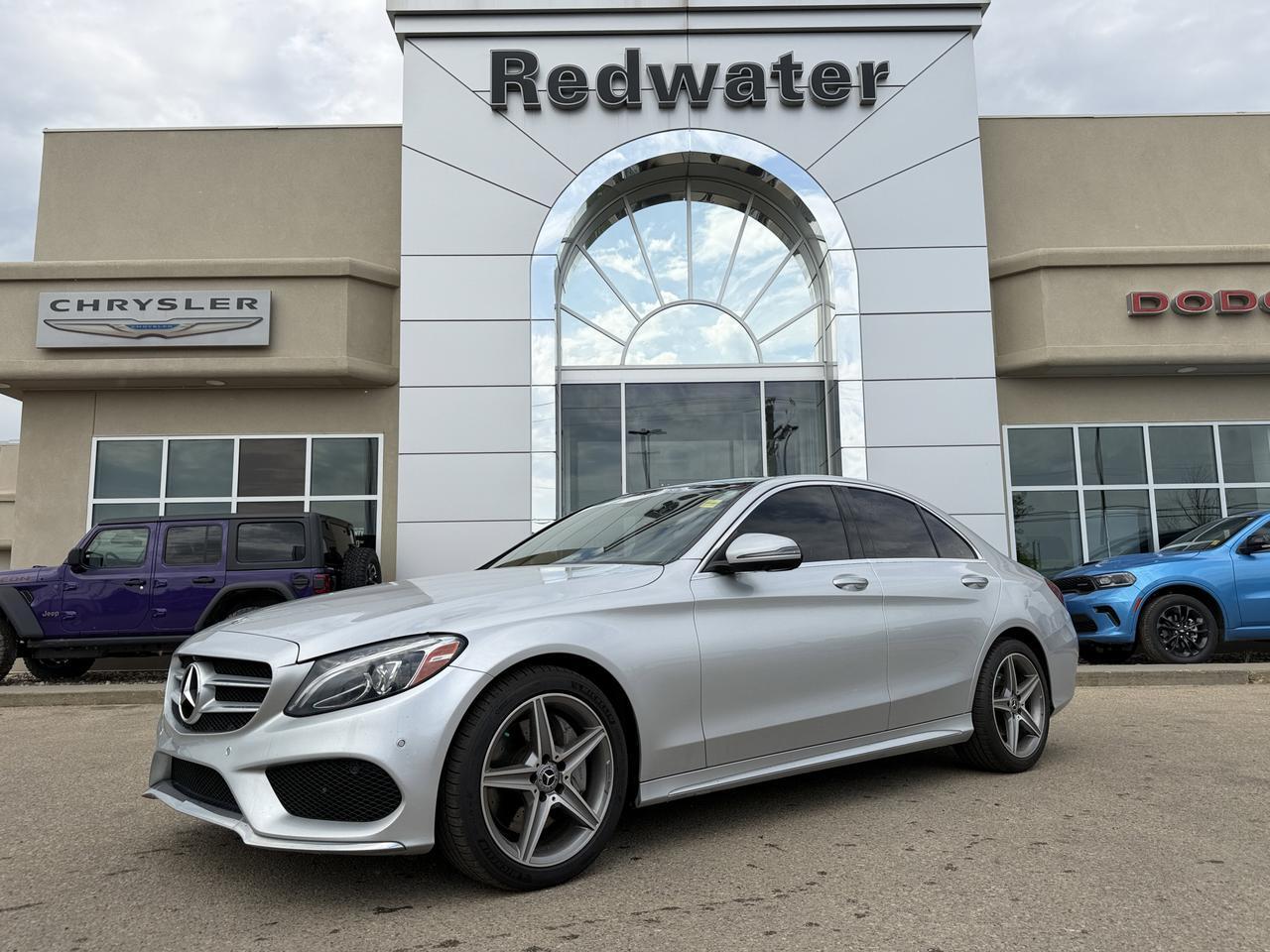 2018 Mercedes-Benz C 300 4MATIC Sedan | Silver | Sunroof | Leather Interior | Rearview Camera | Blind Spot Assist | Keyle