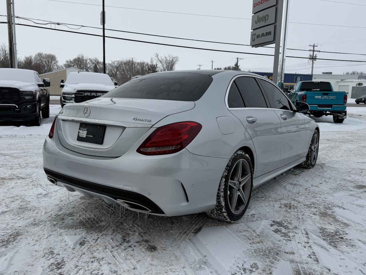 2018 Mercedes-Benz C 300 4MATIC Sedan | Silver | Sunroof | Leather Interior | Rearview Camera | Blind Spot Assist | Keyle Redwater AB