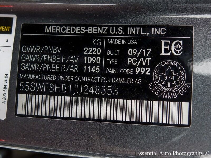 2018 Mercedes-Benz C-Class AMG C 63 S Willowbrook IL