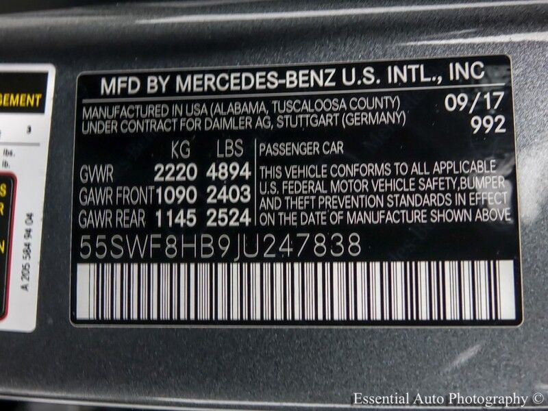 2018 Mercedes-Benz C-Class AMG C 63 S Willowbrook IL