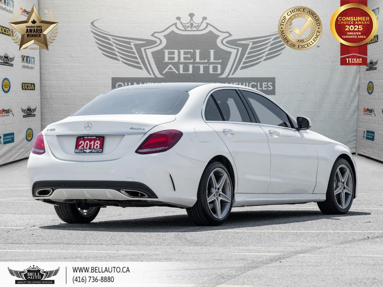 2018 Mercedes-Benz C-Class C 300 | AMG PKG | SUNROOF | POWER AND MEMORY SEATS | BACKUPCAM | NAVI | NOACCIDENT Toronto ON