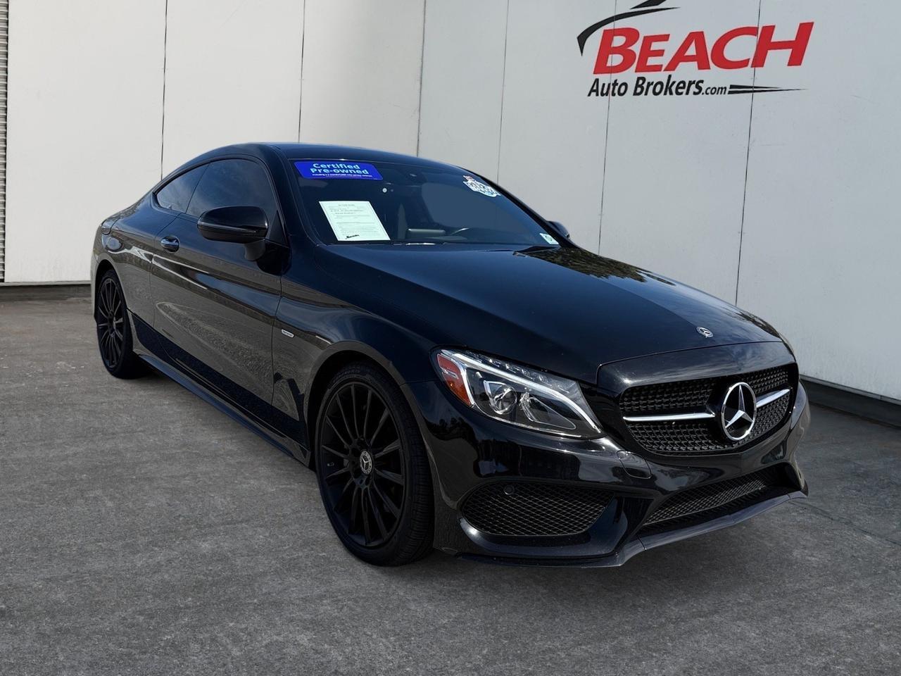 2018 Mercedes-Benz C-Class C 300, SUNROOF, POWER LIFTGATE, BACKUP CAMERA, POWER FOLDING MIRRORS, BLIND SPOT ALERT, KEYLESS START, BLUETOOTH, PADDLE SHIFTER, MAKE THIS MERCEDES YOURS TODAY!