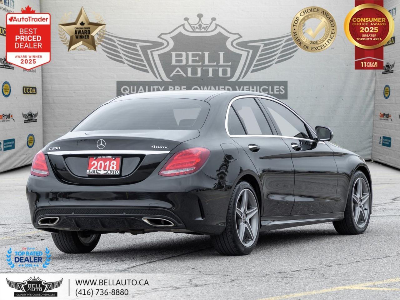 2018 Mercedes-Benz C-Class C300 | AMGPKG | NAVI | 360CAM | PANO | NOACCIDENT Toronto ON