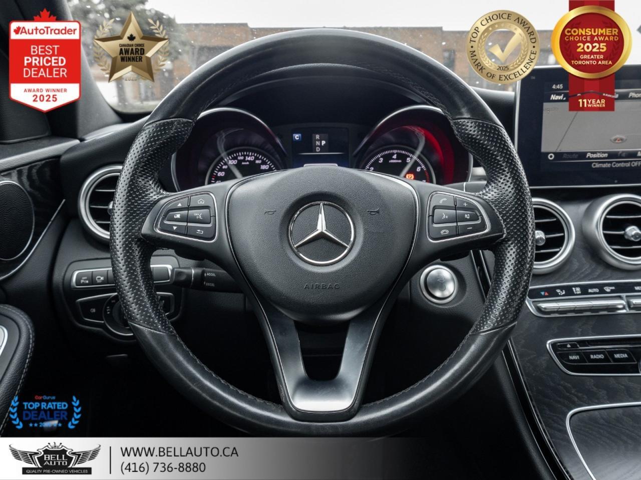 2018 Mercedes-Benz C-Class C300 | AMGPKG | NAVI | 360CAM | PANO | NOACCIDENT Toronto ON