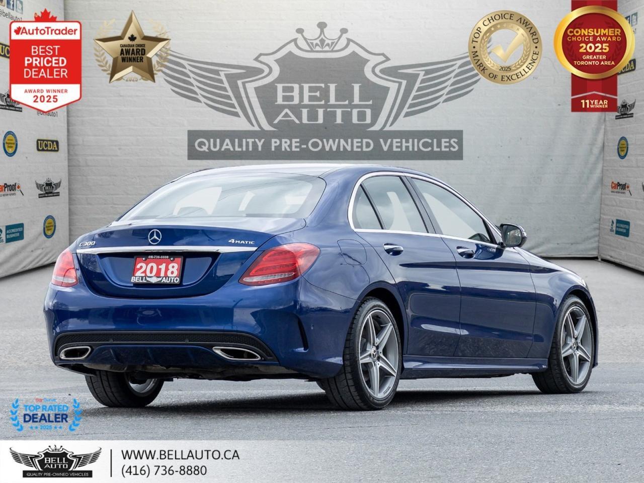 2018 Mercedes-Benz C-Class C300 | AMGPKG | NAVI | 360CAM | PANO | NOACCIDENT Toronto ON