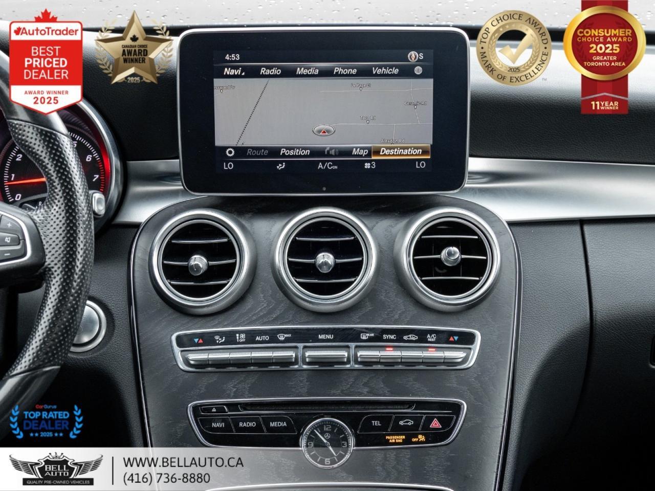 2018 Mercedes-Benz C-Class C300 | AMGPKG | NAVI | 360CAM | PANO | NOACCIDENT Toronto ON