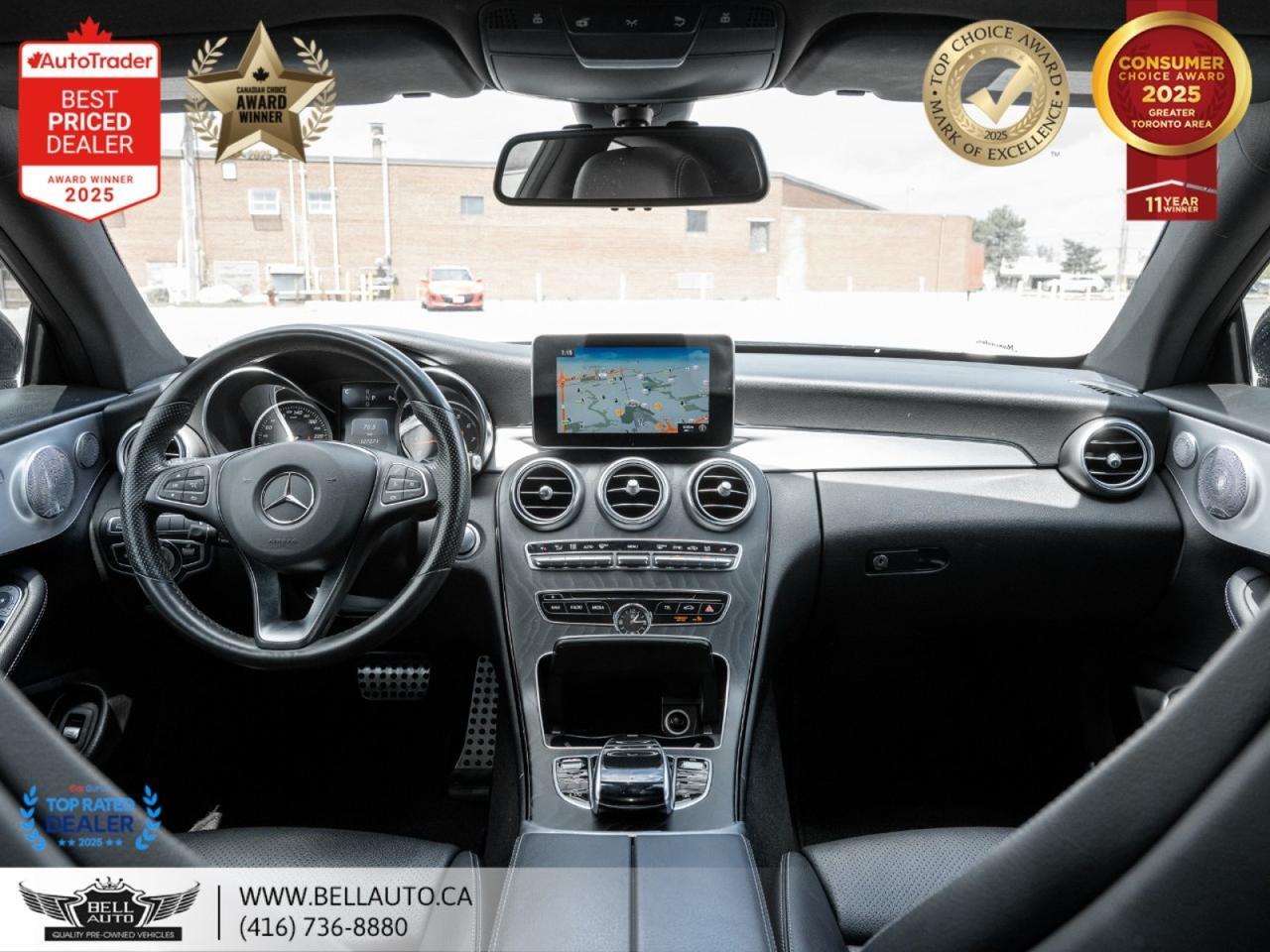 2018 Mercedes-Benz C-Class C300 | AMGPKG | NIGHTPKG | NAVI | 360CAM | BRMSTR | NOACCIDENT Toronto ON