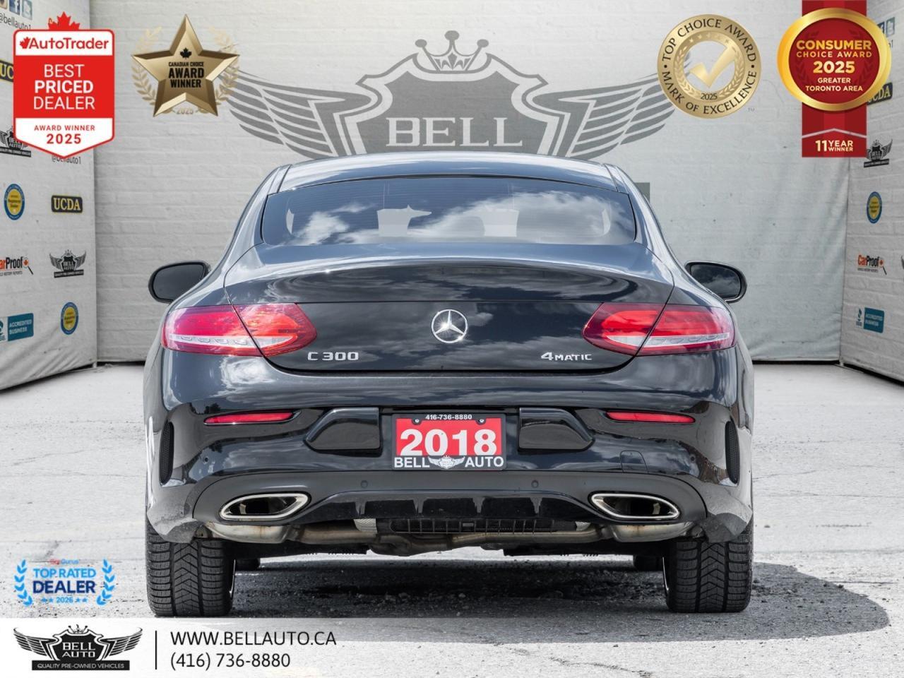 2018 Mercedes-Benz C-Class C300 | AMGPKG | NIGHTPKG | NAVI | 360CAM | BRMSTR | NOACCIDENT Toronto ON