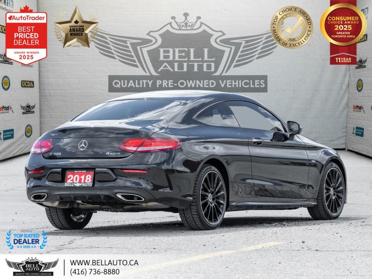 2018 Mercedes-Benz C-Class C300 | AMGPKG | NIGHTPKG | NAVI | 360CAM | BRMSTR | NOACCIDENT Toronto ON