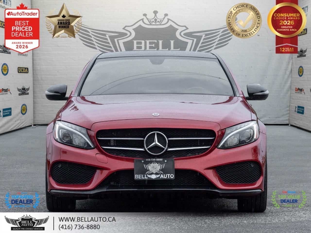 2018 Mercedes-Benz C-Class C300 | AMGPKG | NIGHTPKG | PRMPKG | NAVI | B.CAM | PANO | NOACCIDENT Toronto ON