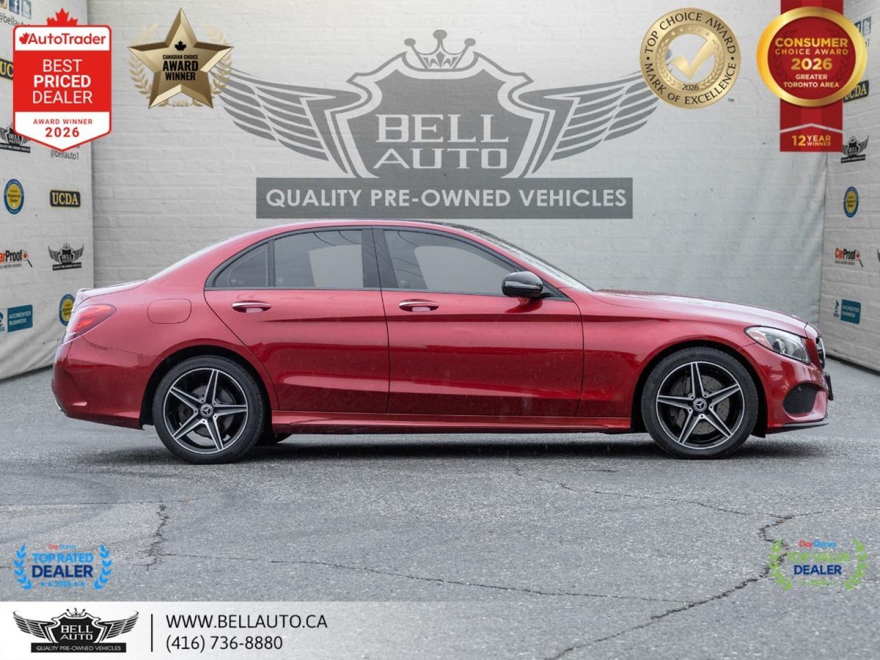 2018 Mercedes-Benz C-Class C300 | AMGPKG | NIGHTPKG | PRMPKG | NAVI | B.CAM | PANO | NOACCIDENT Toronto ON