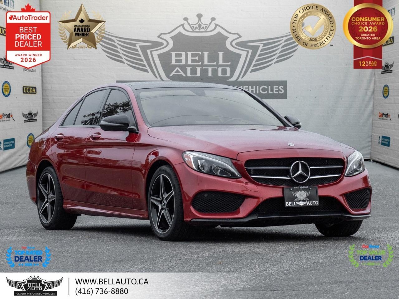 2018 Mercedes-Benz C-Class C300 | AMGPKG | NIGHTPKG | PRMPKG | NAVI | B.CAM | PANO | NOACCIDENT