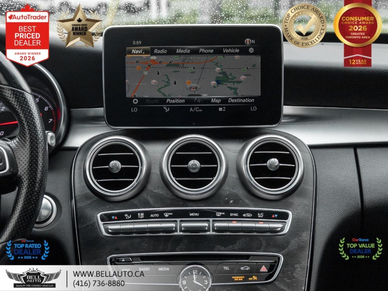 2018 Mercedes-Benz C-Class C300 | AMGPKG | NIGHTPKG | PRMPKG | NAVI | B.CAM | PANO | NOACCIDENT Toronto ON