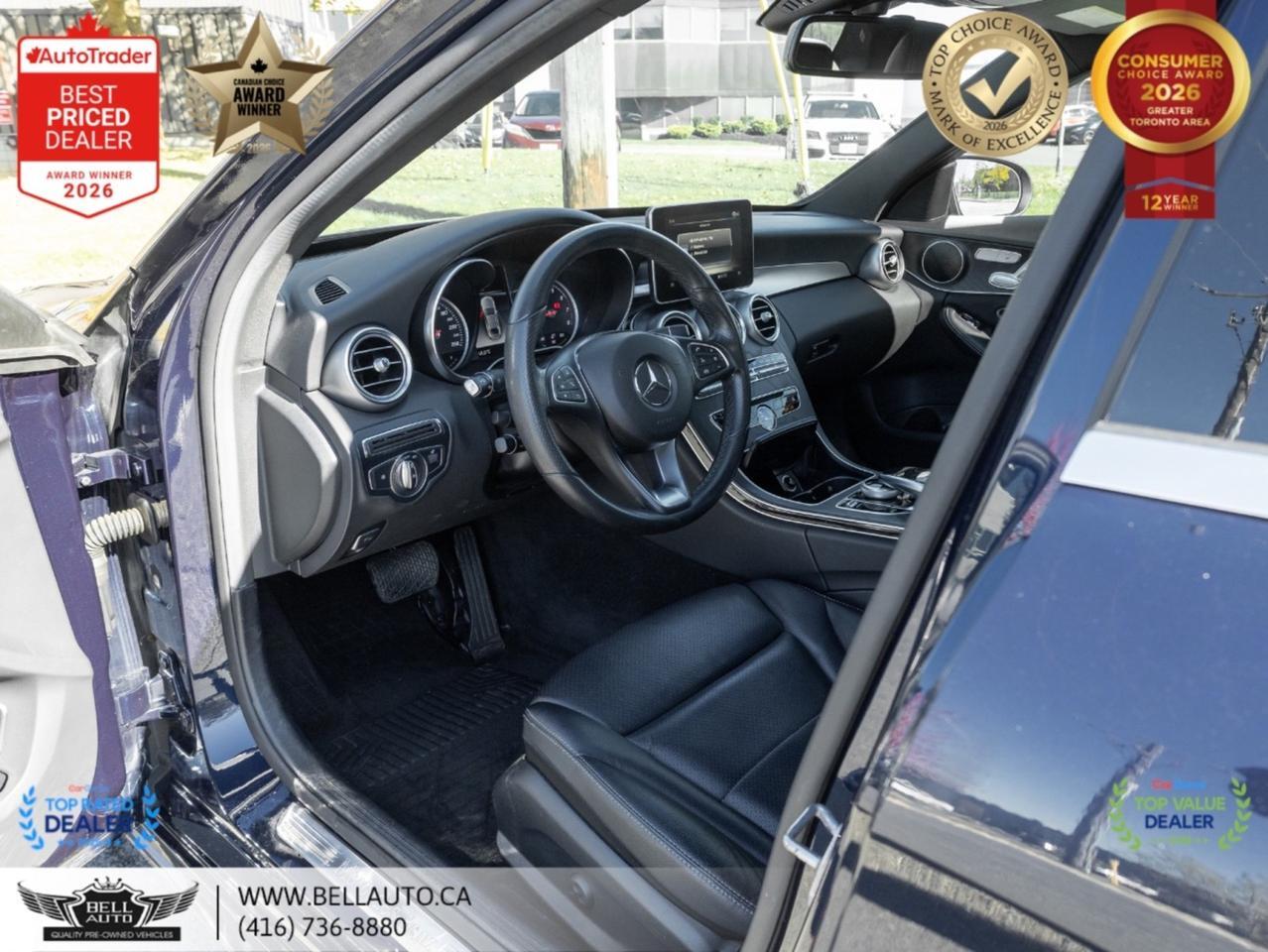 2018 Mercedes-Benz C-Class C300 | AMGPKG | PRMPKG | NAVI | B.CAM | PANO | BRMSTR | LOWKMS | NOACCIDENT Toronto ON
