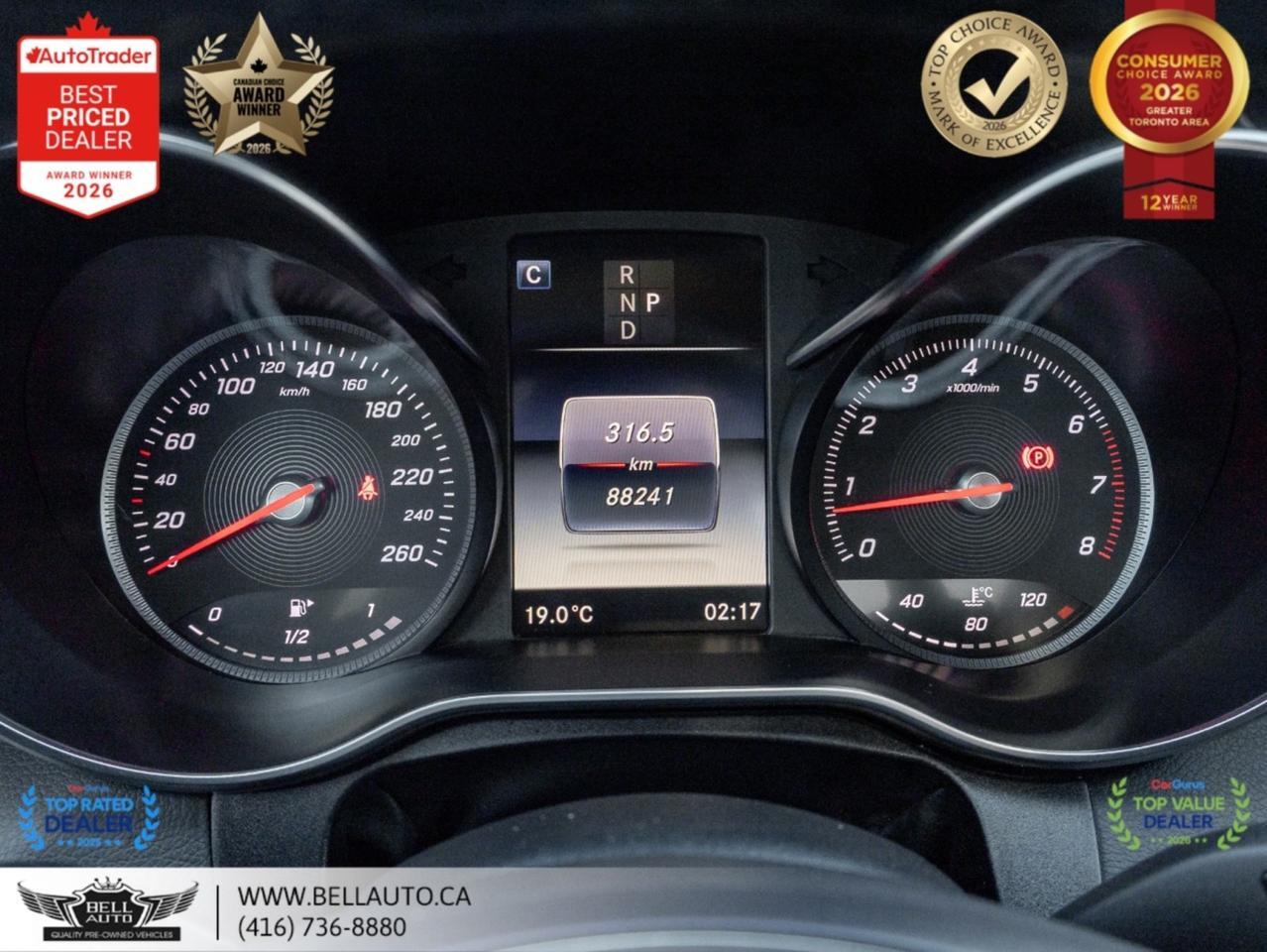 2018 Mercedes-Benz C-Class C300 | AMGPKG | PRMPKG | NAVI | B.CAM | PANO | BRMSTR | LOWKMS | NOACCIDENT Toronto ON