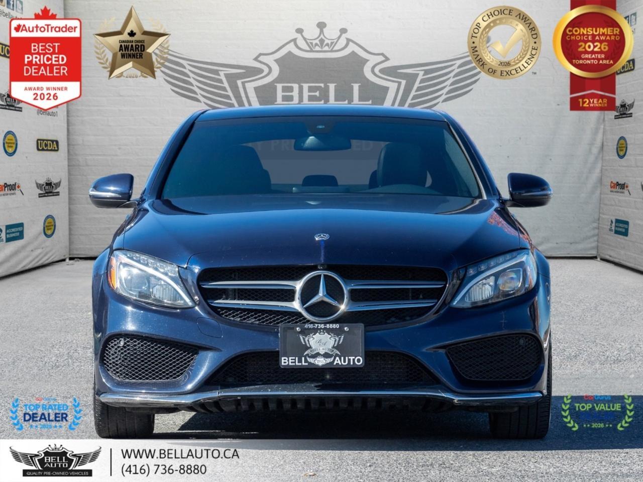 2018 Mercedes-Benz C-Class C300 | AMGPKG | PRMPKG | NAVI | B.CAM | PANO | BRMSTR | LOWKMS | NOACCIDENT Toronto ON