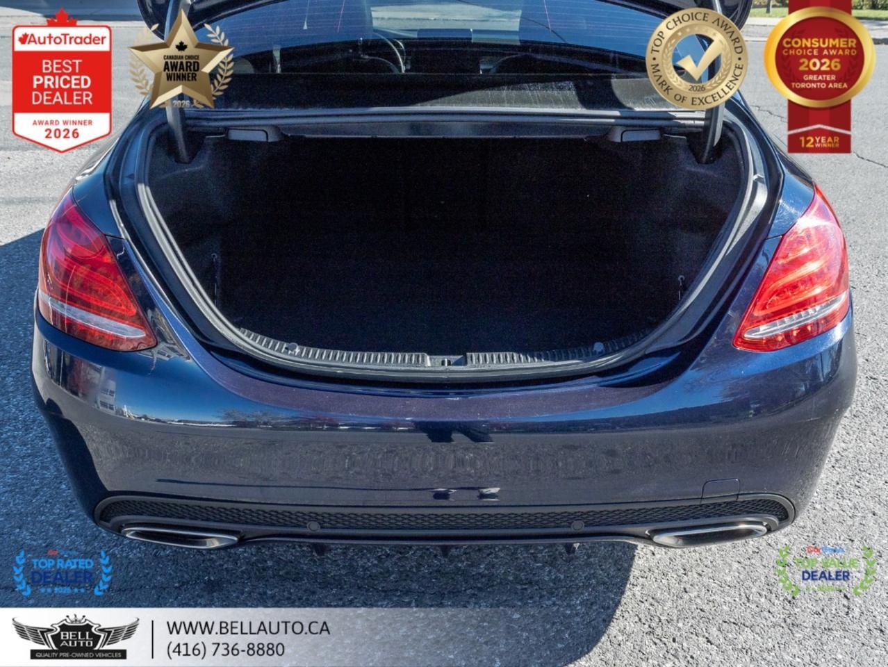 2018 Mercedes-Benz C-Class C300 | AMGPKG | PRMPKG | NAVI | B.CAM | PANO | BRMSTR | LOWKMS | NOACCIDENT Toronto ON