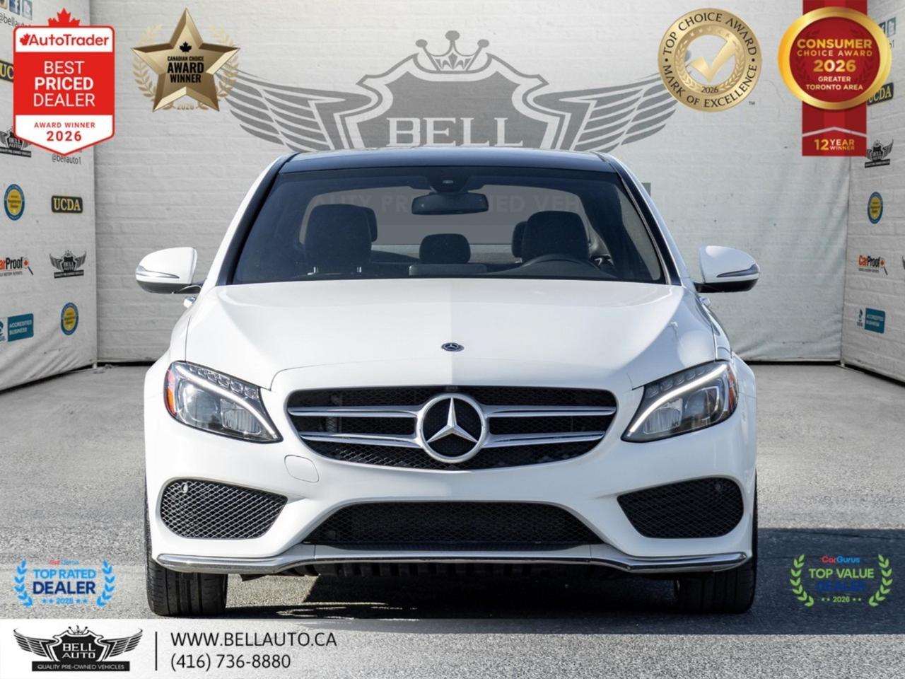 2018 Mercedes-Benz C-Class C300 | AMGPKG | PRMPKG | UPGRDRMS | NAVI | B.CAM | PANO | NOACCIDENT Toronto ON