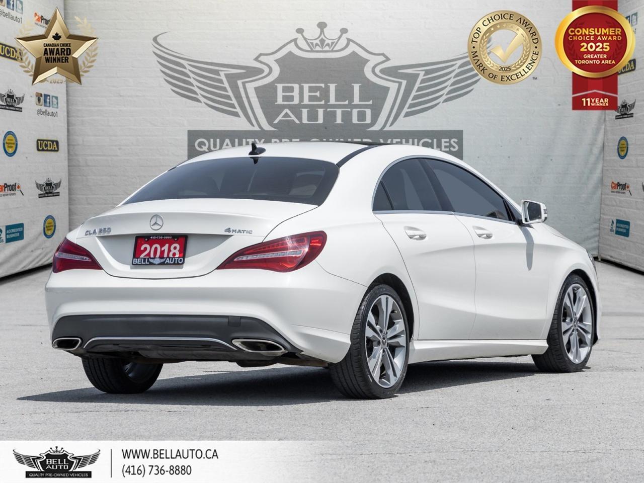 2018 Mercedes-Benz CLA 250 | 4MATIC | PANO ROOF | SPORT SEATS | BACKUPCAM | POWER AND HEATED SEATS | NO ACCIDENT Toronto ON