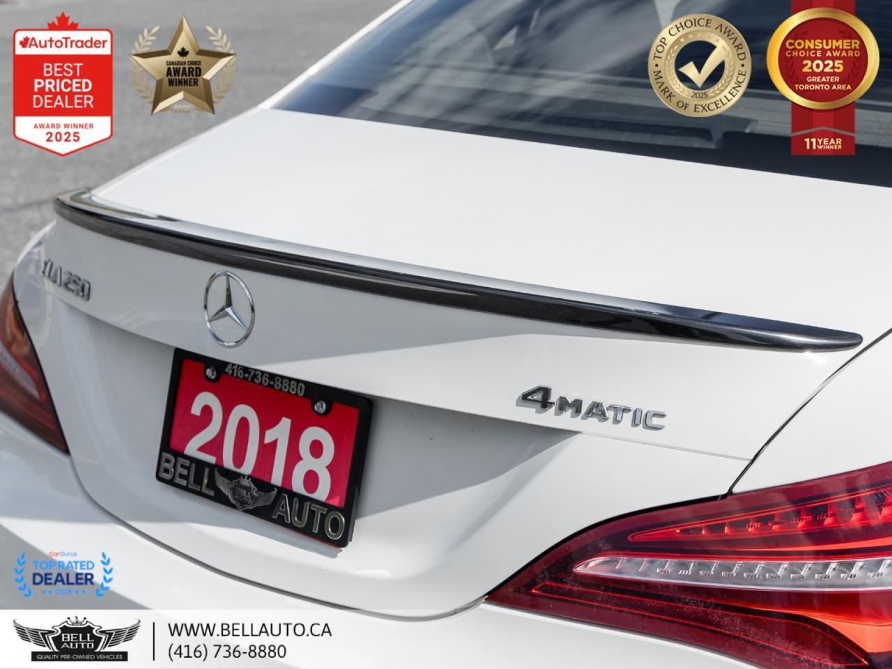 2018 Mercedes-Benz CLA 250, AWD, NAVI, PANO, BACKUPCAM, B.SPOT, PDC, LEATHER, SATELLITERADIO Toronto ON