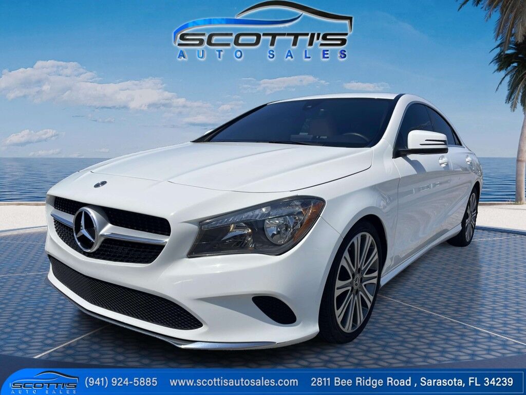 2018 Mercedes-Benz CLA CLA 250~ACCIDENT AVOIDANCE SYSTEMS~BLUETOOTH~CRASH SENSORS~DRIVER ASSISTANCE PACKAGE~REARVIEW CAMERA Sarasota FL