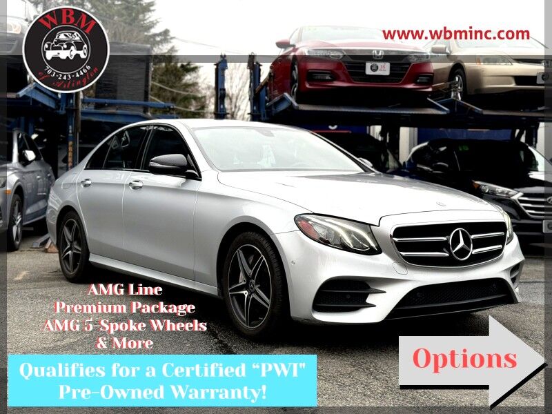 2018 Mercedes-Benz E-Class E 300 4MATIC Sedan AWD w/ AMG Line