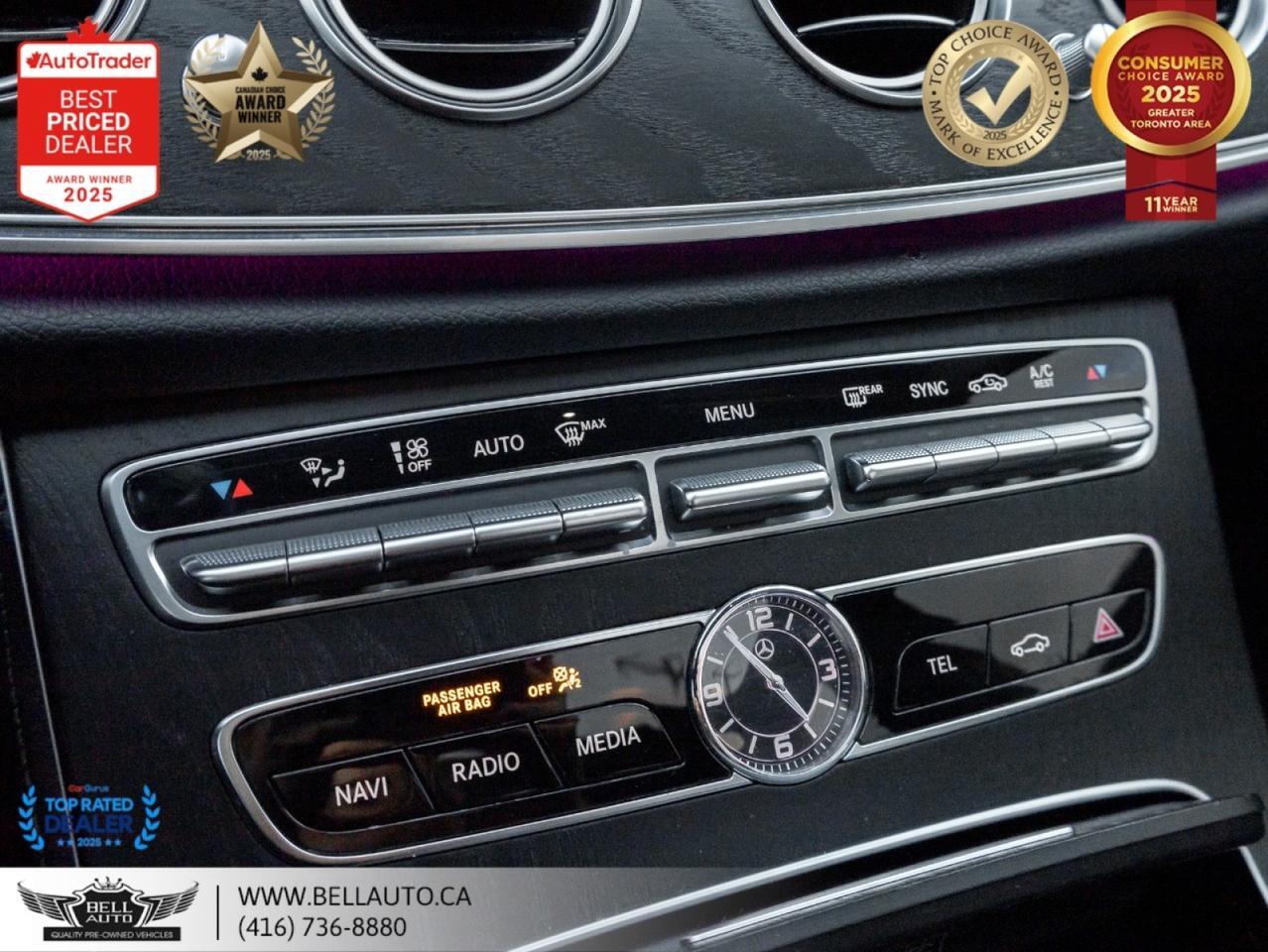 2018 Mercedes-Benz E-Class E300 | NAVI | B.CAM | PANO | BURMESTER | NOACCIDENT Toronto ON