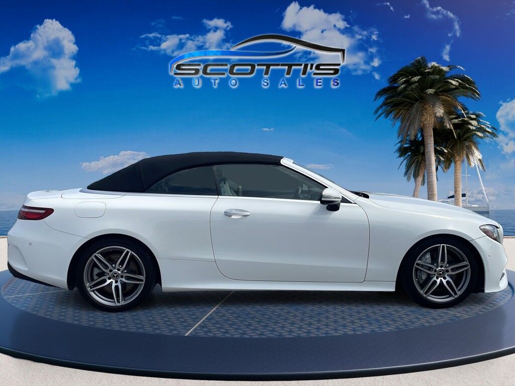 2018 Mercedes-Benz E-Class~AUTO START/STOP~BLIND SPOT WARNING~CONVERTIBLE SOFT TOP~DRIVER ASSISTANCE PACKAGE~HEATED SEATS~PREMIUM SOUND SYSTEM~SURROUND VIEW CAMERA E 400~CONVERTIBLE Sarasota FL