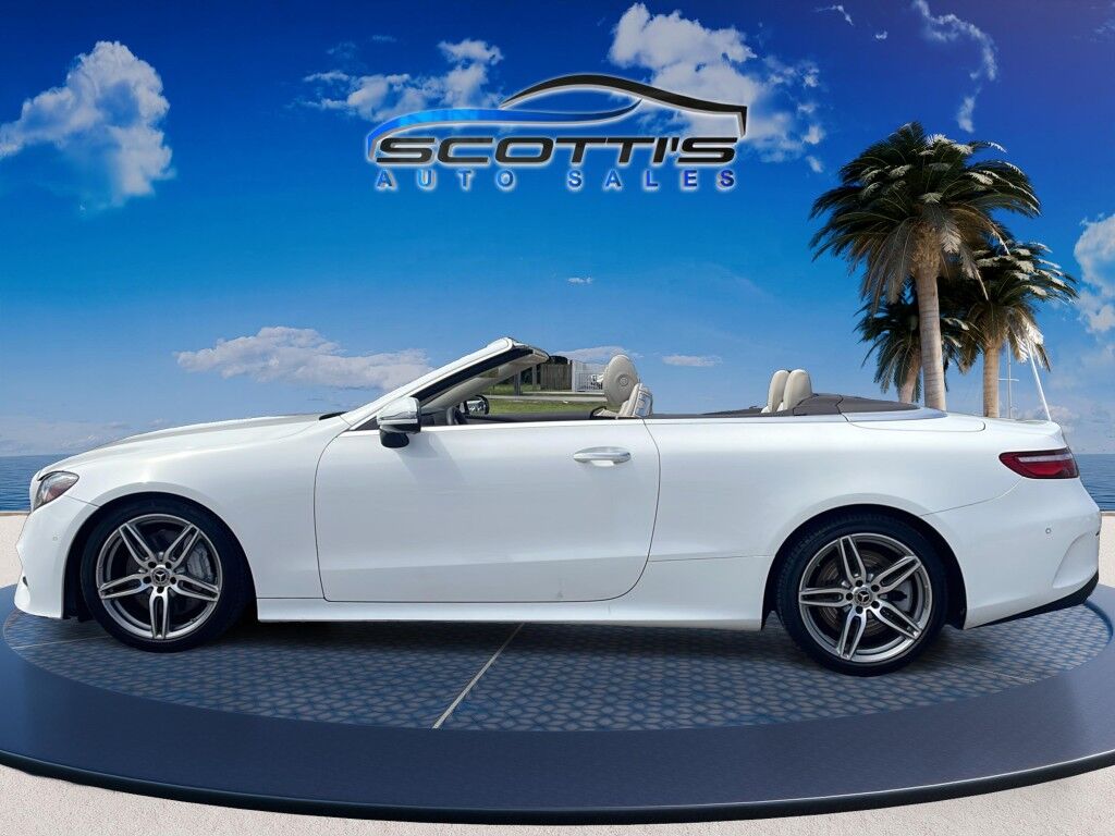 2018 Mercedes-Benz E-Class~AUTO START/STOP~BLIND SPOT WARNING~CONVERTIBLE SOFT TOP~DRIVER ASSISTANCE PACKAGE~HEATED SEATS~PREMIUM SOUND SYSTEM~SURROUND VIEW CAMERA E 400~CONVERTIBLE Sarasota FL