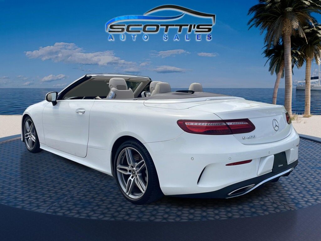 2018 Mercedes-Benz E-Class~AUTO START/STOP~BLIND SPOT WARNING~CONVERTIBLE SOFT TOP~DRIVER ASSISTANCE PACKAGE~HEATED SEATS~PREMIUM SOUND SYSTEM~SURROUND VIEW CAMERA E 400~CONVERTIBLE Sarasota FL