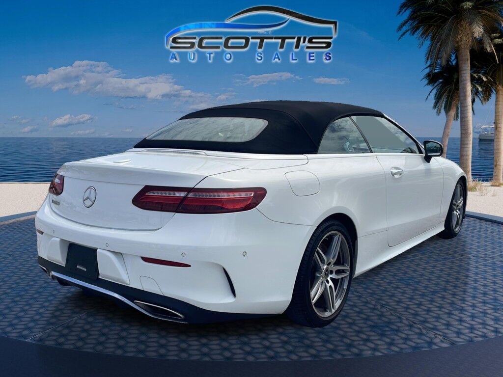 2018 Mercedes-Benz E-Class~AUTO START/STOP~BLIND SPOT WARNING~CONVERTIBLE SOFT TOP~DRIVER ASSISTANCE PACKAGE~HEATED SEATS~PREMIUM SOUND SYSTEM~SURROUND VIEW CAMERA E 400~CONVERTIBLE Sarasota FL