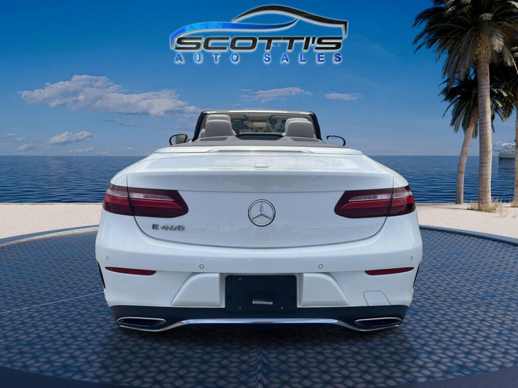 2018 Mercedes-Benz E-Class~AUTO START/STOP~BLIND SPOT WARNING~CONVERTIBLE SOFT TOP~DRIVER ASSISTANCE PACKAGE~HEATED SEATS~PREMIUM SOUND SYSTEM~SURROUND VIEW CAMERA E 400~CONVERTIBLE Sarasota FL