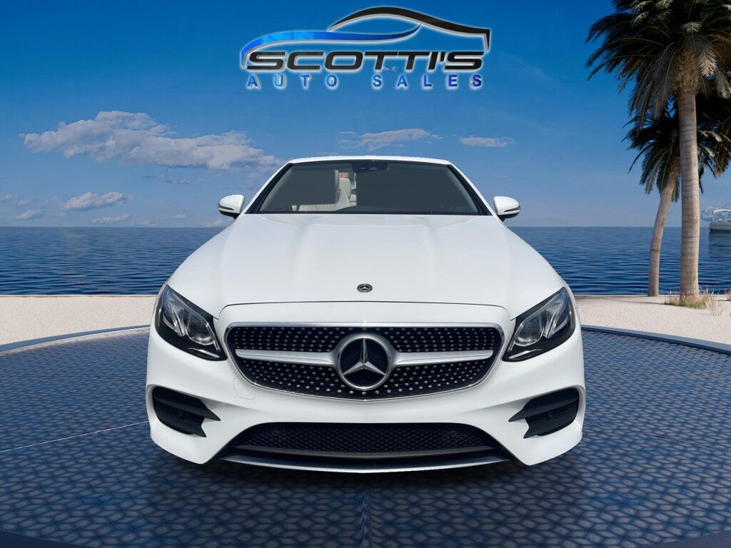 2018 Mercedes-Benz E-Class~AUTO START/STOP~BLIND SPOT WARNING~CONVERTIBLE SOFT TOP~DRIVER ASSISTANCE PACKAGE~HEATED SEATS~PREMIUM SOUND SYSTEM~SURROUND VIEW CAMERA E 400~CONVERTIBLE Sarasota FL