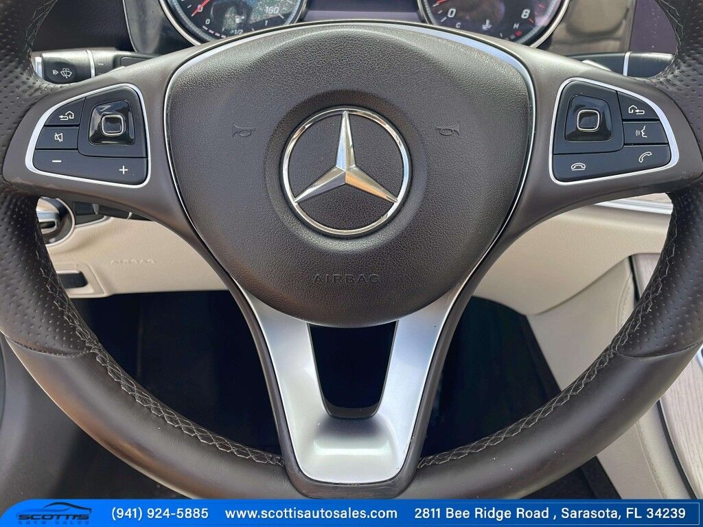 2018 Mercedes-Benz E-Class~AUTO START/STOP~BLIND SPOT WARNING~CONVERTIBLE SOFT TOP~DRIVER ASSISTANCE PACKAGE~HEATED SEATS~PREMIUM SOUND SYSTEM~SURROUND VIEW CAMERA E 400~CONVERTIBLE Sarasota FL