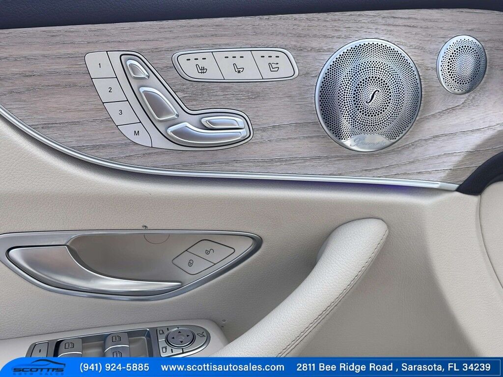2018 Mercedes-Benz E-Class~AUTO START/STOP~BLIND SPOT WARNING~CONVERTIBLE SOFT TOP~DRIVER ASSISTANCE PACKAGE~HEATED SEATS~PREMIUM SOUND SYSTEM~SURROUND VIEW CAMERA E 400~CONVERTIBLE Sarasota FL