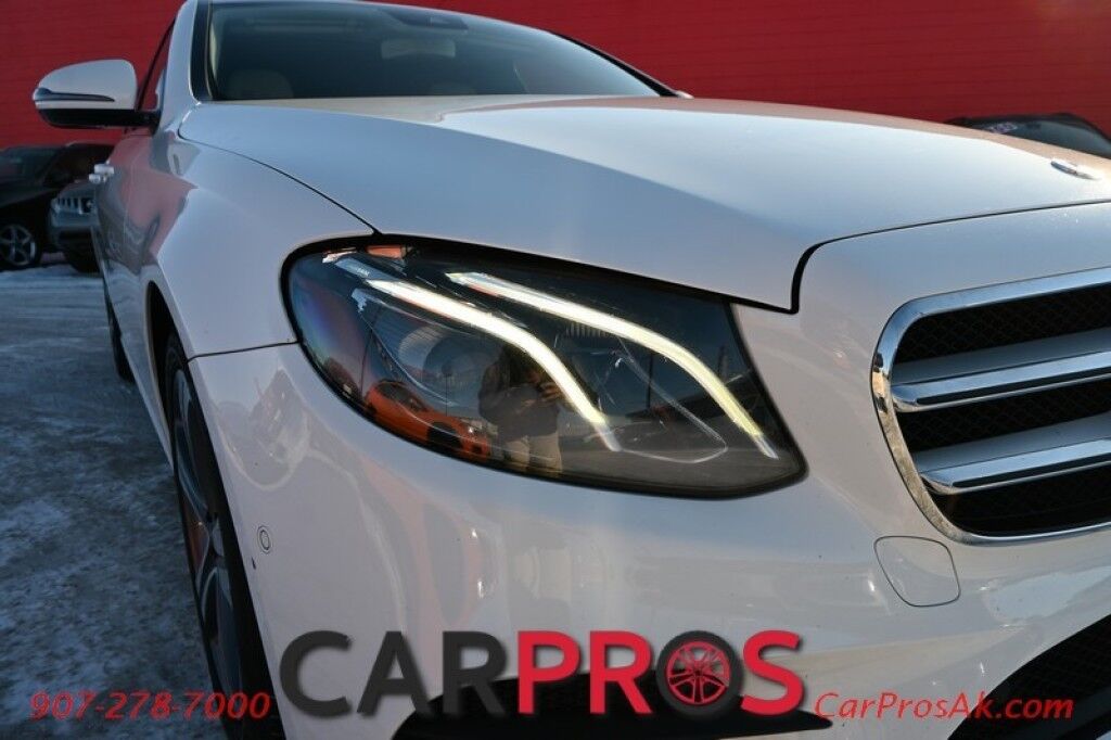 2018 Mercedes-Benz E300 4Matic AWD - Premium I Pkg - Sport Pkg - Power & Heated Leather Seats - Heated Steering Wheel - Burmester Sound System - Sunroof - Navigation - Blind Spot Alert - Burl Walnut Wood Trim - Bluetooth - Backup Camera - Front & Rear Park Assist Anchorage AK