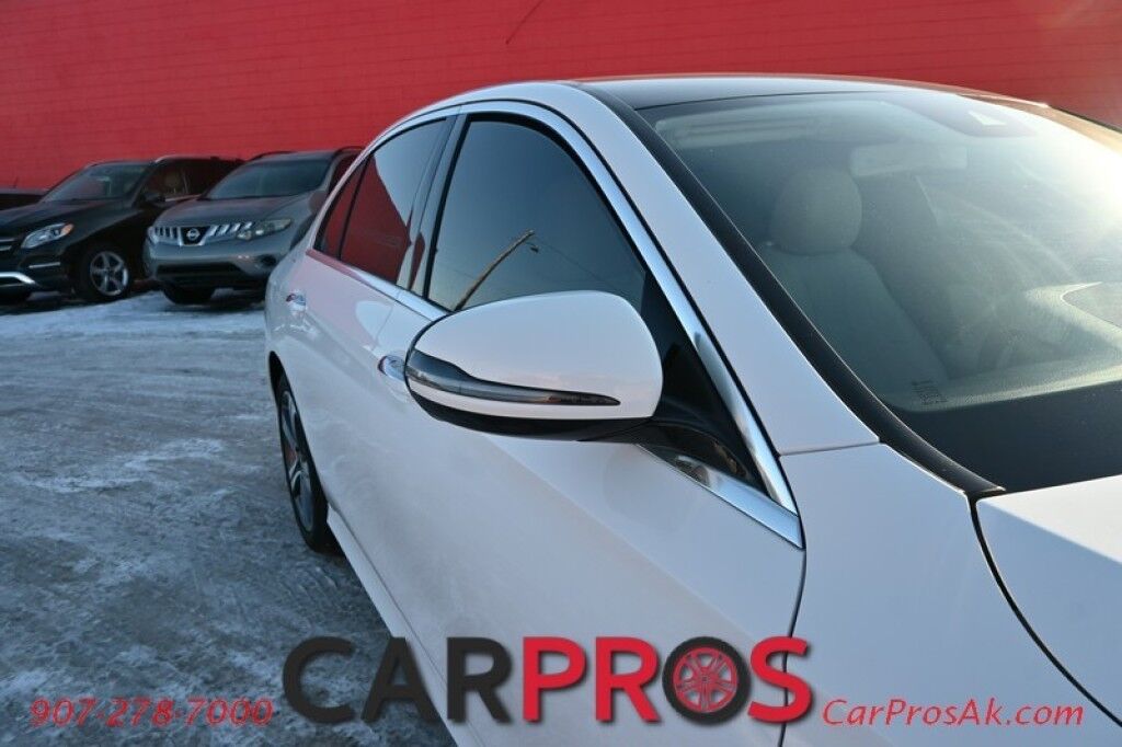 2018 Mercedes-Benz E300 4Matic AWD - Premium I Pkg - Sport Pkg - Power & Heated Leather Seats - Heated Steering Wheel - Burmester Sound System - Sunroof - Navigation - Blind Spot Alert - Burl Walnut Wood Trim - Bluetooth - Backup Camera - Front & Rear Park Assist Anchorage AK