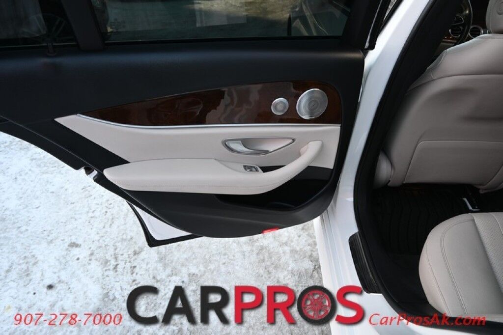 2018 Mercedes-Benz E300 4Matic AWD - Premium I Pkg - Sport Pkg - Power & Heated Leather Seats - Heated Steering Wheel - Burmester Sound System - Sunroof - Navigation - Blind Spot Alert - Burl Walnut Wood Trim - Bluetooth - Backup Camera - Front & Rear Park Assist Anchorage AK