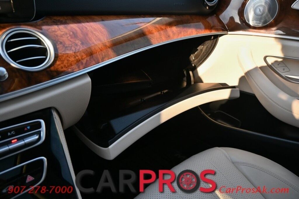 2018 Mercedes-Benz E300 4Matic AWD - Premium I Pkg - Sport Pkg - Power & Heated Leather Seats - Heated Steering Wheel - Burmester Sound System - Sunroof - Navigation - Blind Spot Alert - Burl Walnut Wood Trim - Bluetooth - Backup Camera - Front & Rear Park Assist Anchorage AK