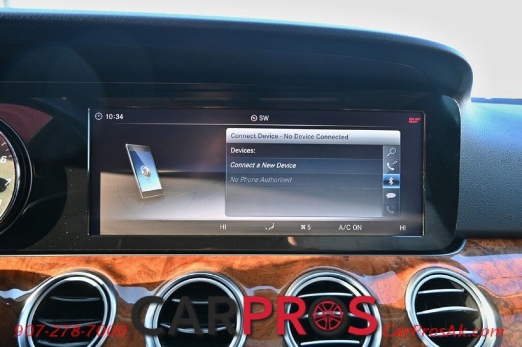 2018 Mercedes-Benz E300 4Matic AWD - Premium I Pkg - Sport Pkg - Power & Heated Leather Seats - Heated Steering Wheel - Burmester Sound System - Sunroof - Navigation - Blind Spot Alert - Burl Walnut Wood Trim - Bluetooth - Backup Camera - Front & Rear Park Assist Anchorage AK