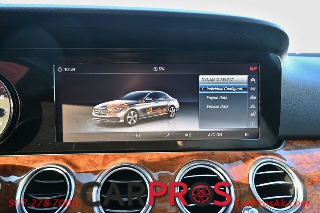 2018 Mercedes-Benz E300 4Matic AWD - Premium I Pkg - Sport Pkg - Power & Heated Leather Seats - Heated Steering Wheel - Burmester Sound System - Sunroof - Navigation - Blind Spot Alert - Burl Walnut Wood Trim - Bluetooth - Backup Camera - Front & Rear Park Assist Anchorage AK